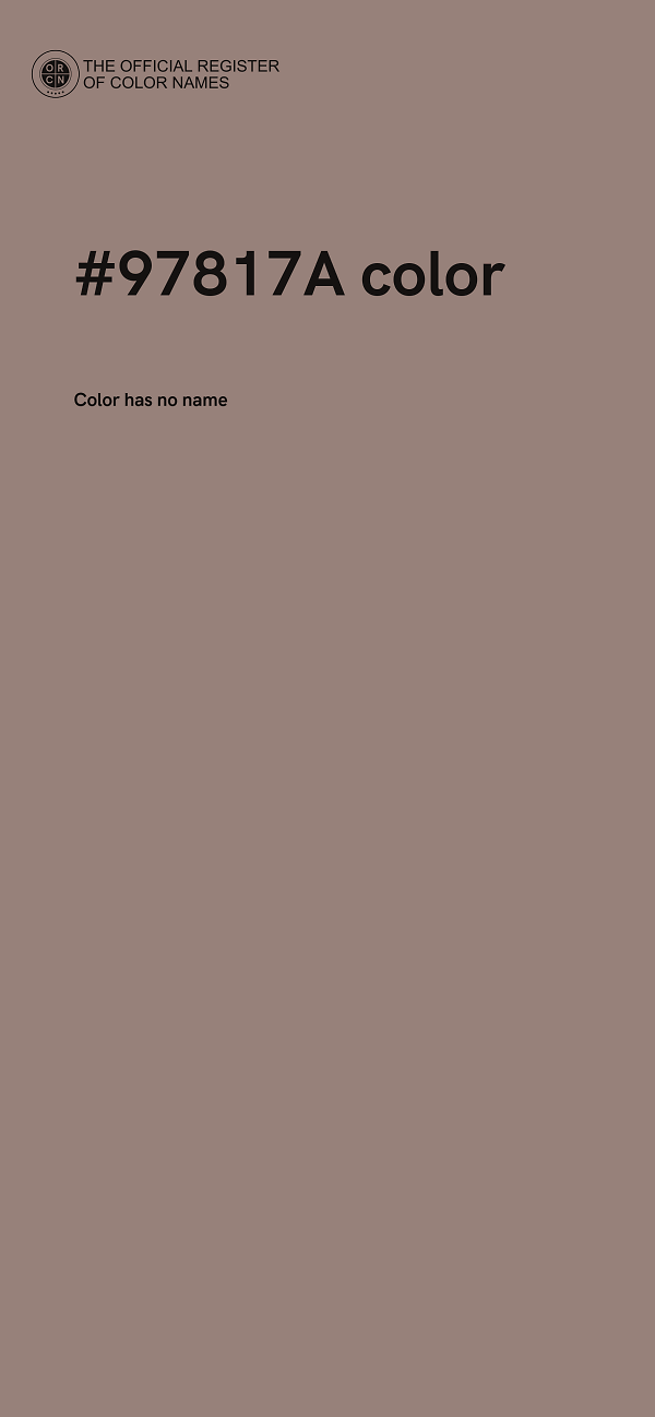 #97817A color image