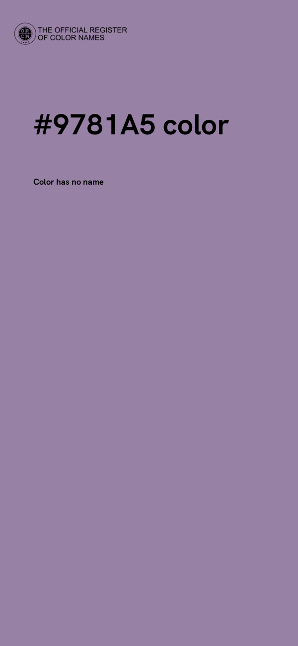 #9781A5 color image