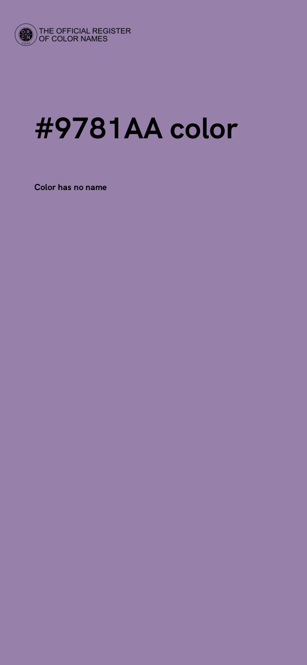 #9781AA color image