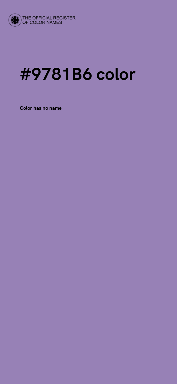 #9781B6 color image