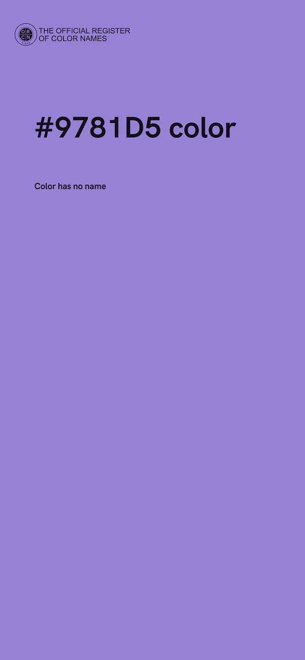 #9781D5 color image