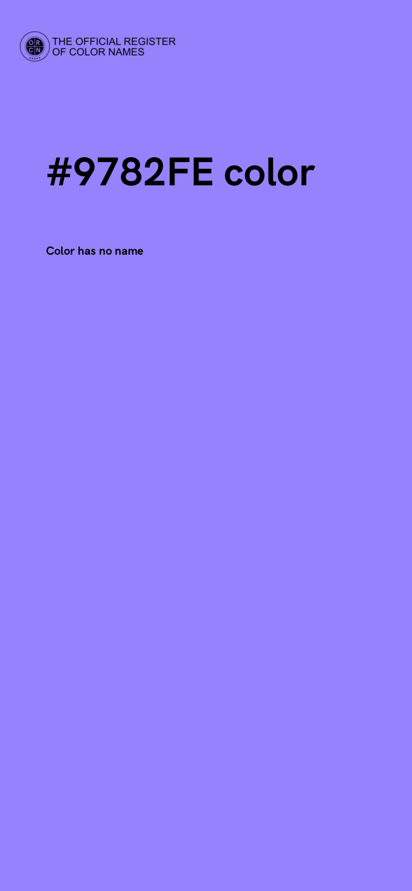 #9782FE color image