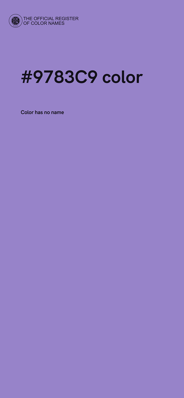 #9783C9 color image