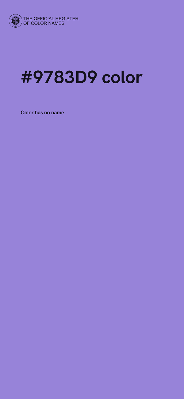 #9783D9 color image