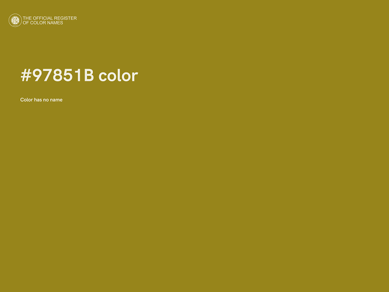 #97851B color image