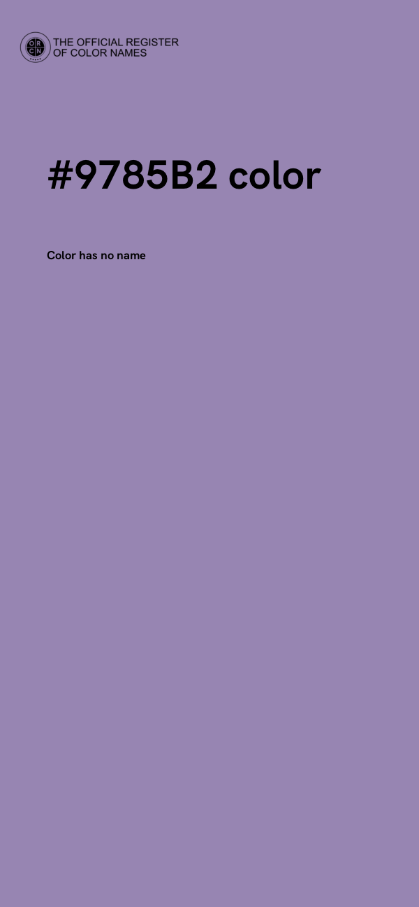 #9785B2 color image