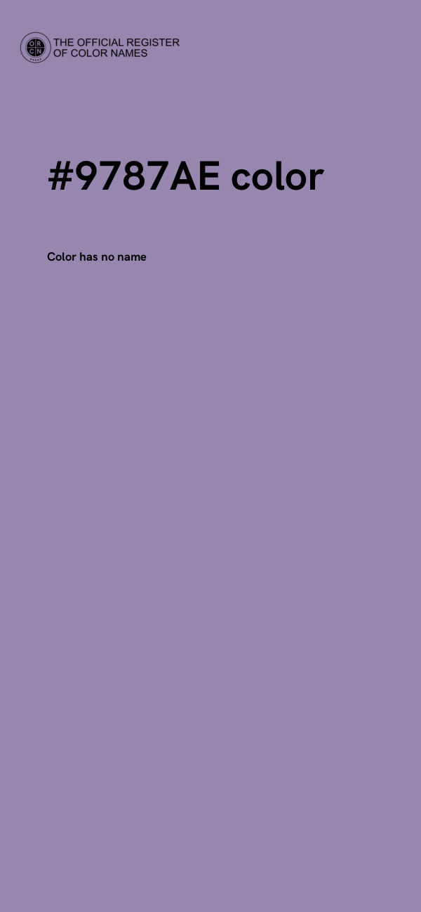 #9787AE color image