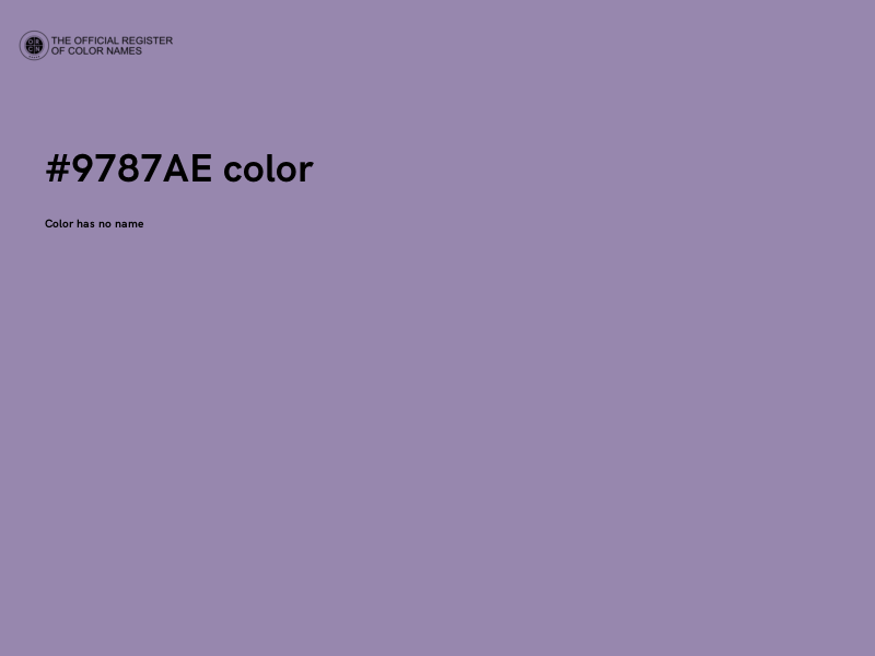 #9787AE color image