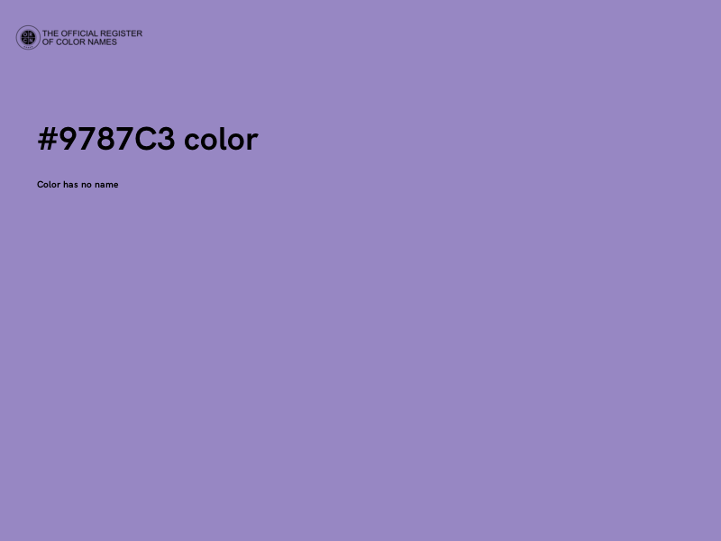 #9787C3 color image