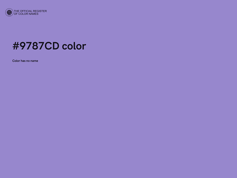 #9787CD color image