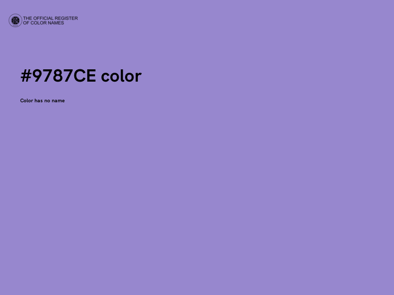 #9787CE color image