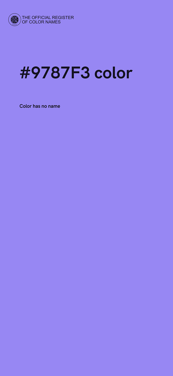 #9787F3 color image