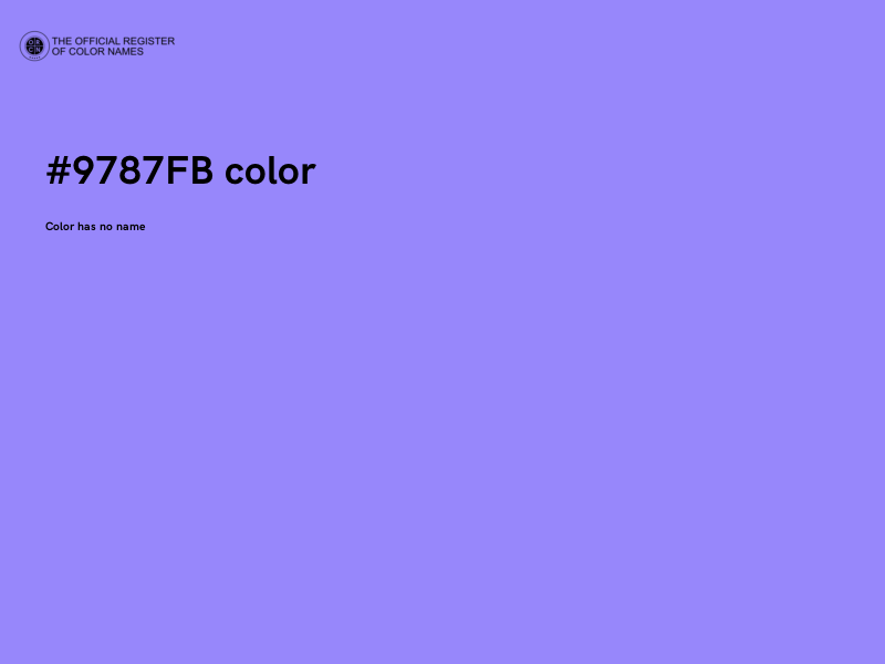 #9787FB color image