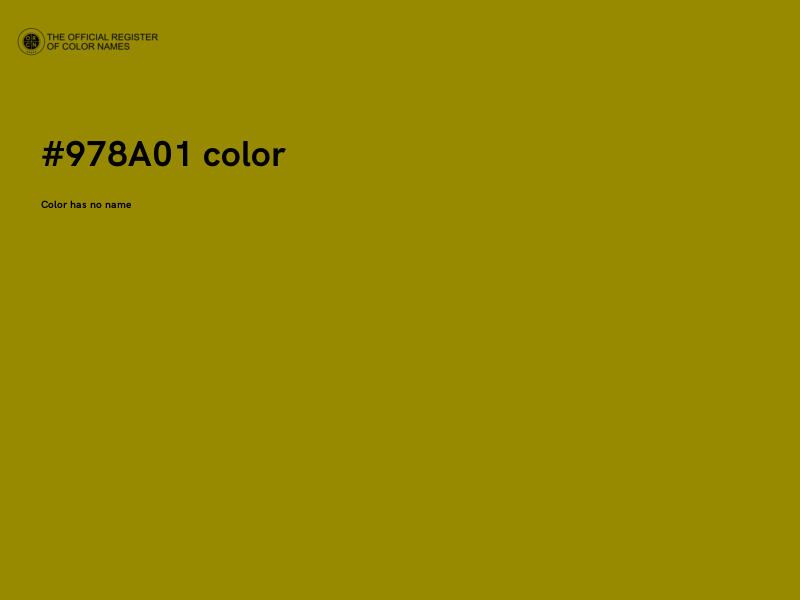 #978A01 color image