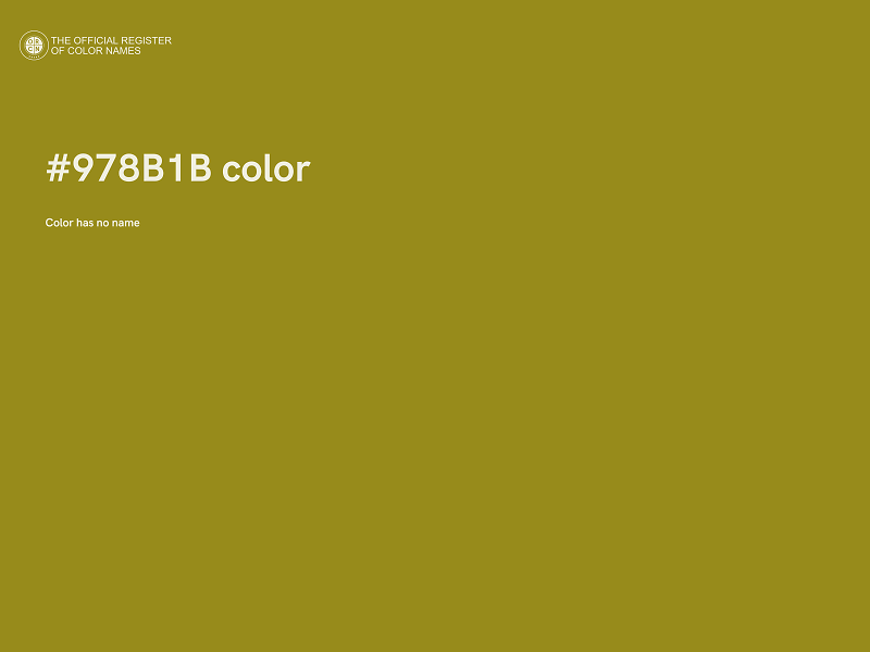 #978B1B color image