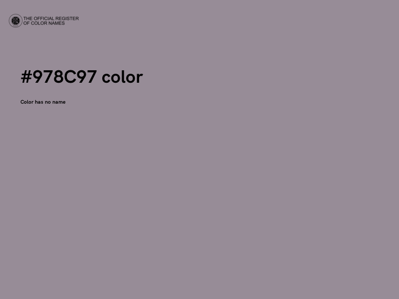#978C97 color image