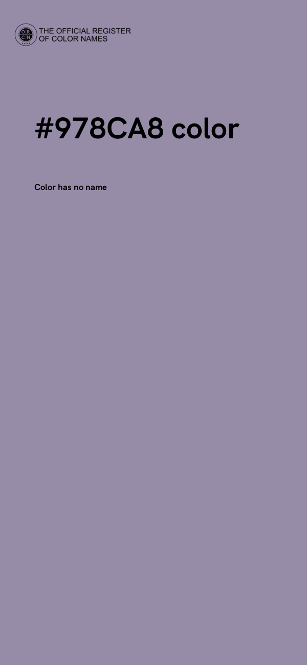 #978CA8 color image