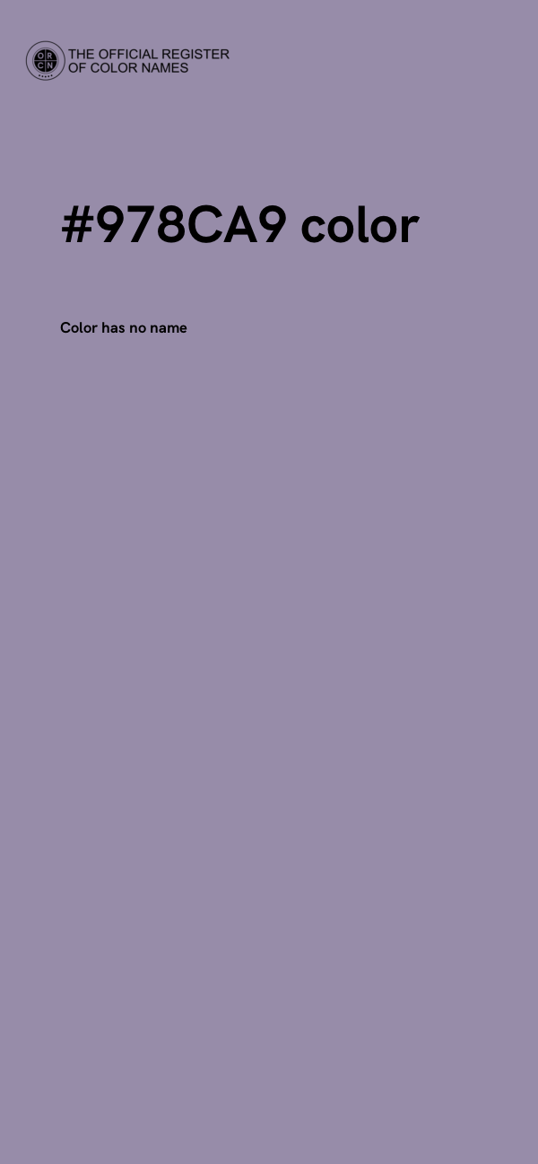 #978CA9 color image
