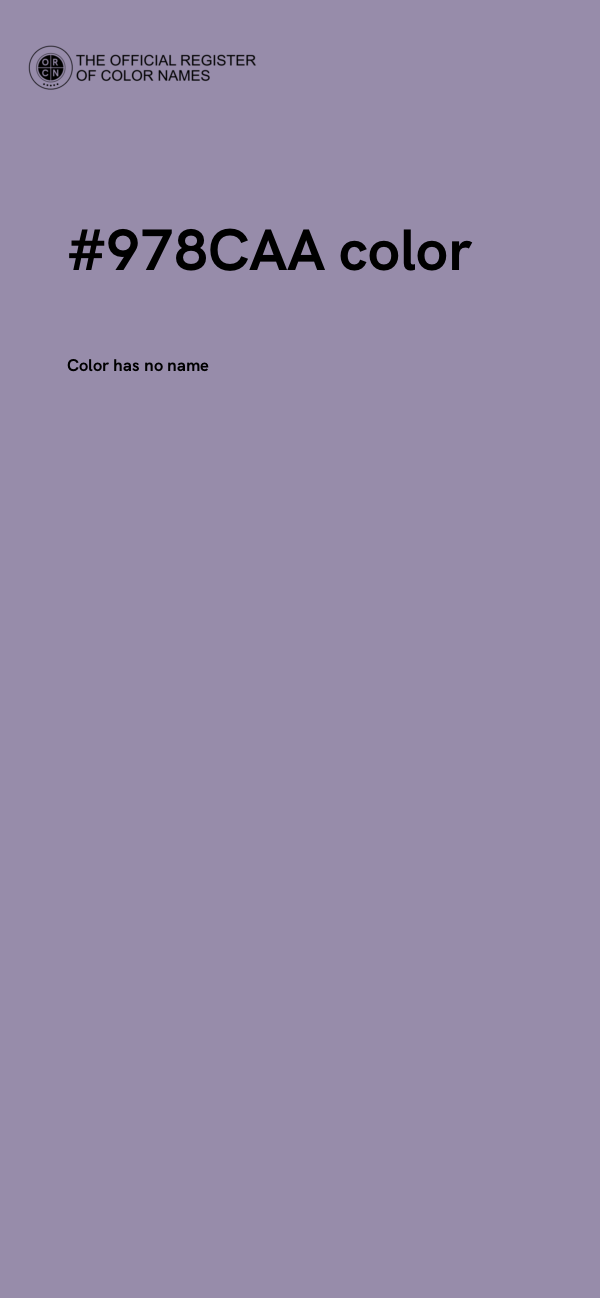 #978CAA color image