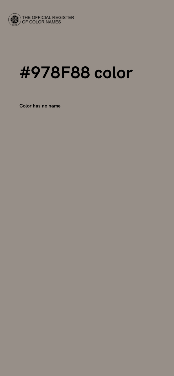 #978F88 color image