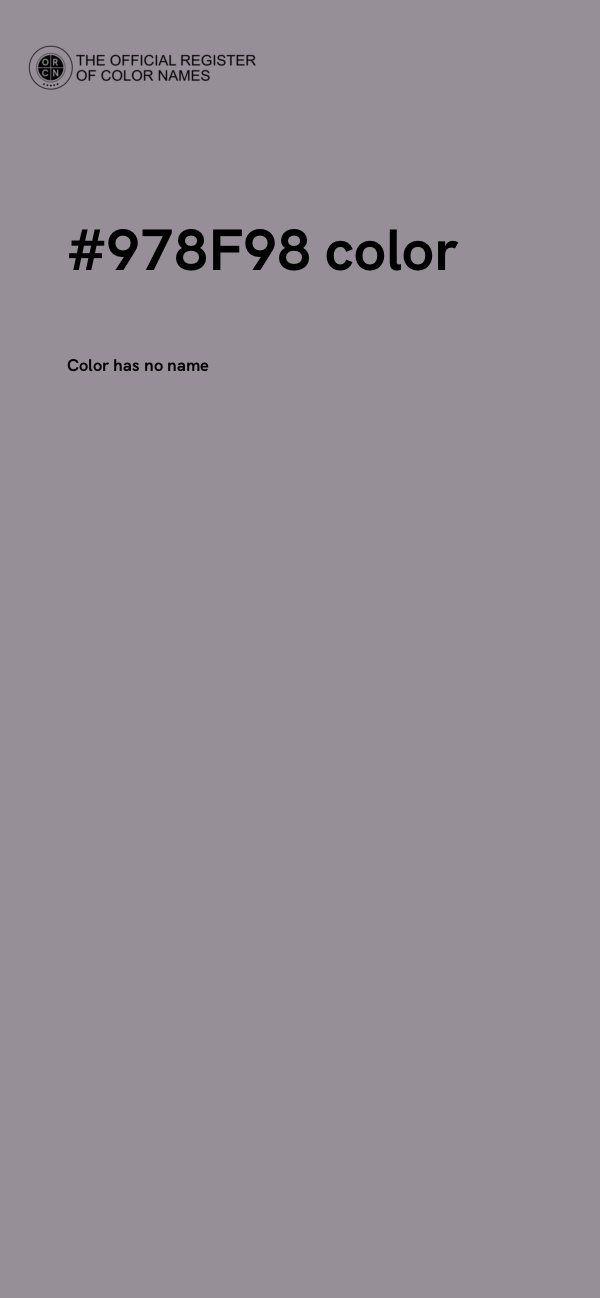 #978F98 color image
