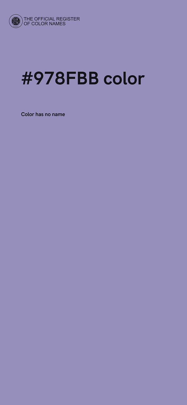 #978FBB color image
