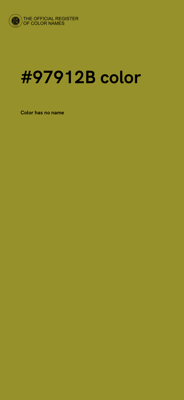 #97912B color image