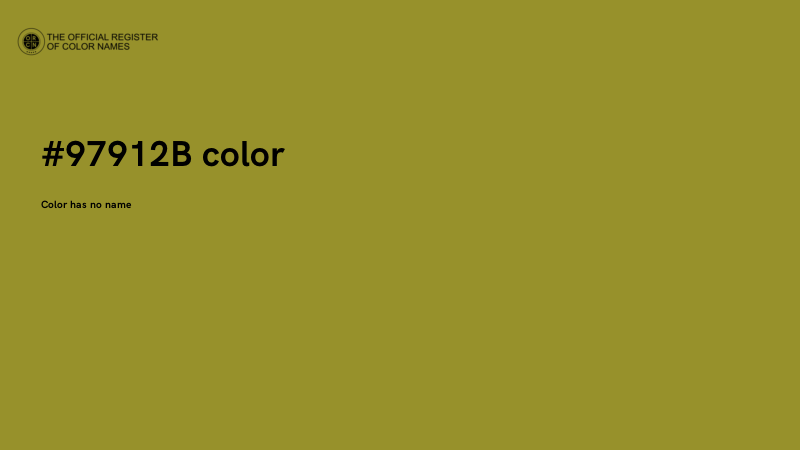 #97912B color image