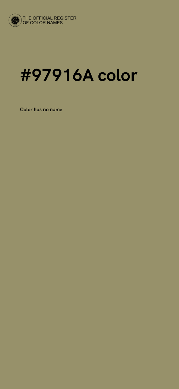 #97916A color image