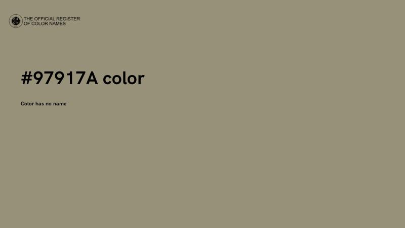 #97917A color image