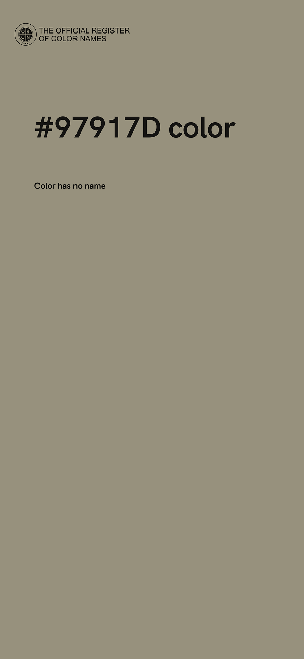 #97917D color image