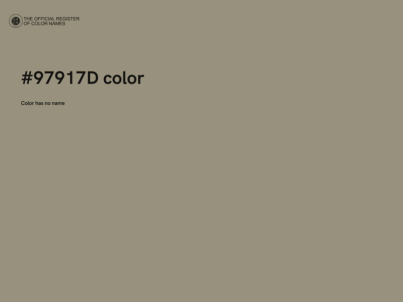 #97917D color image
