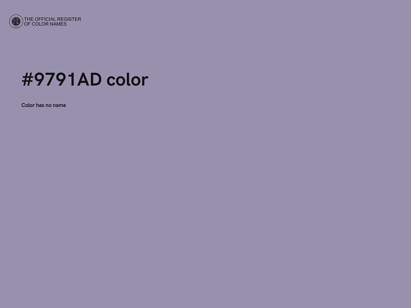 #9791AD color image