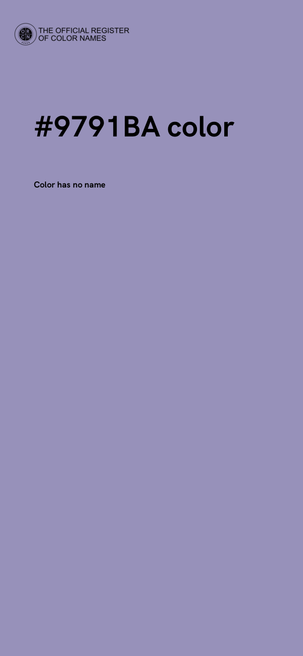 #9791BA color image