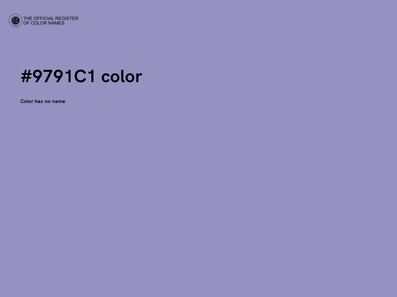 #9791C1 color image