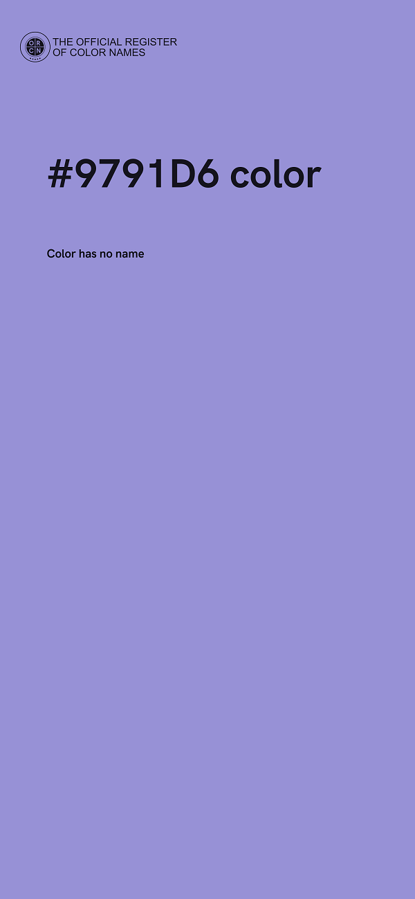 #9791D6 color image