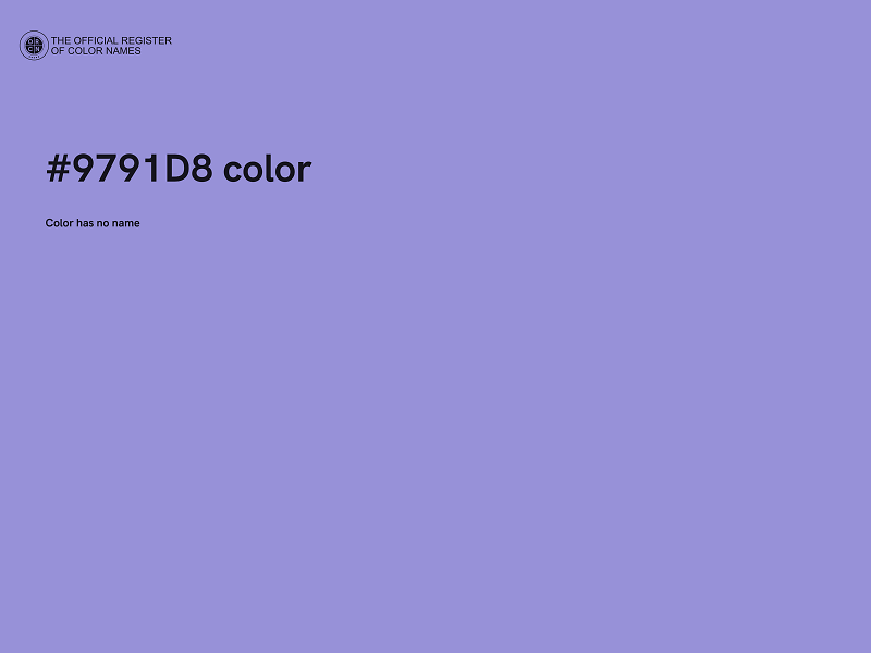 #9791D8 color image