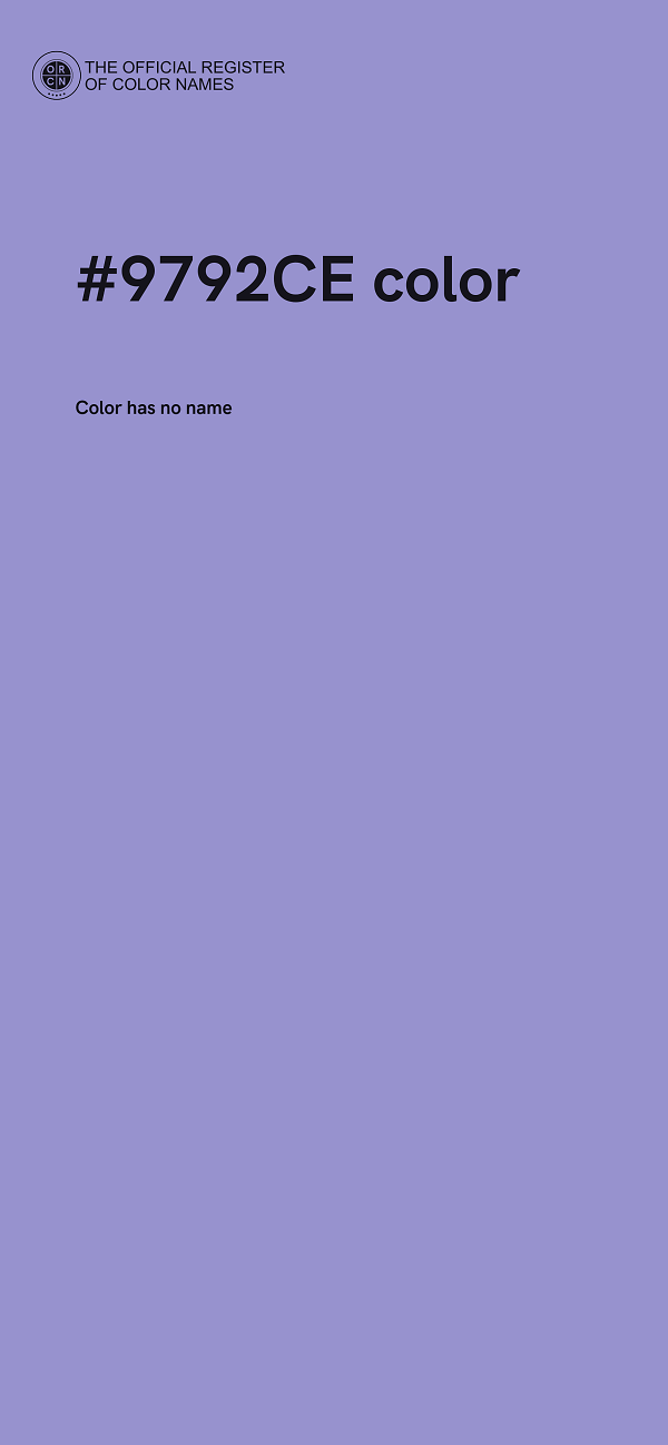 #9792CE color image