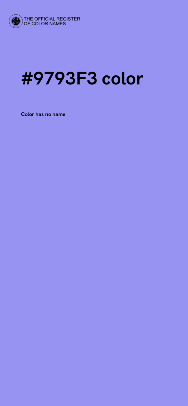 #9793F3 color image