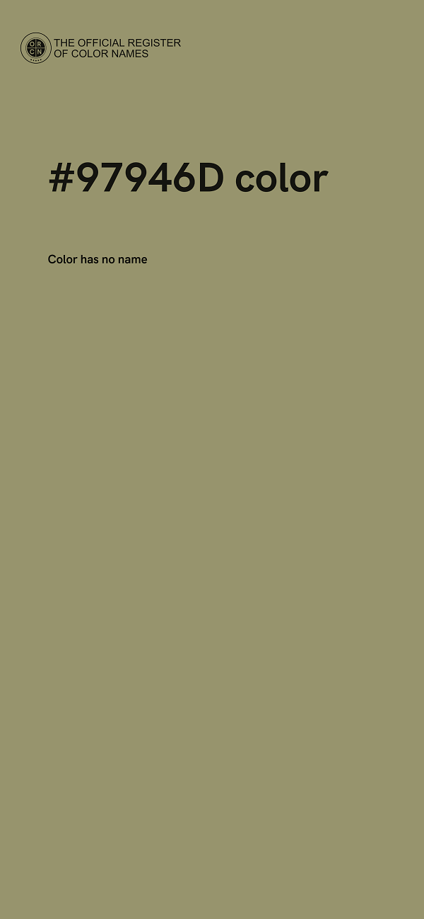 #97946D color image