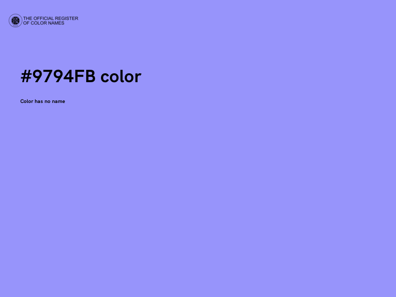 #9794FB color image
