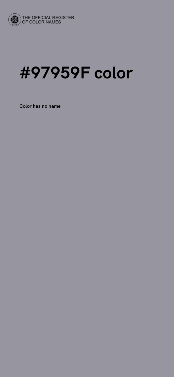 #97959F color image