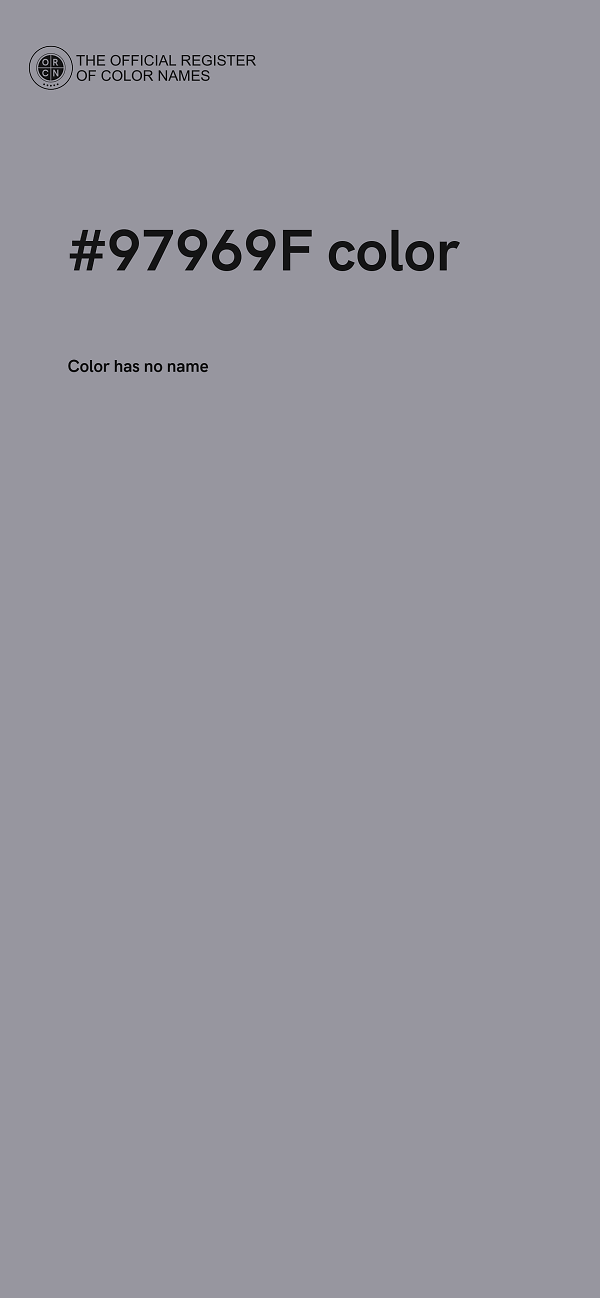 #97969F color image