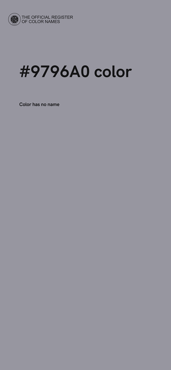 #9796A0 color image