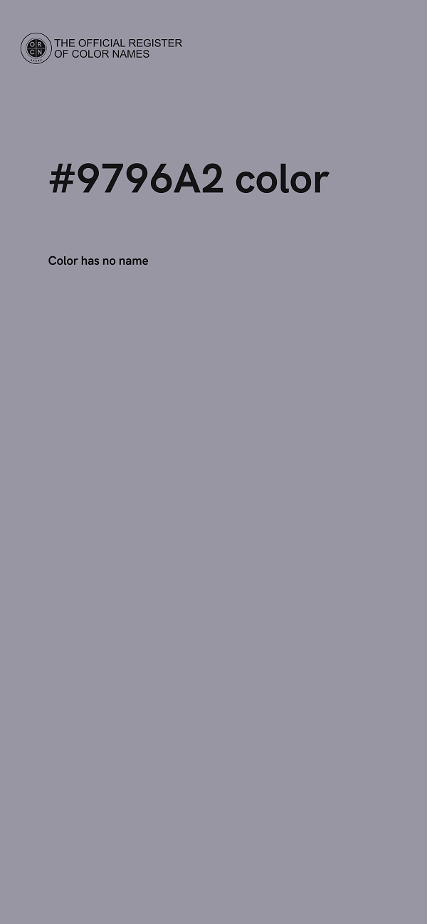 #9796A2 color image