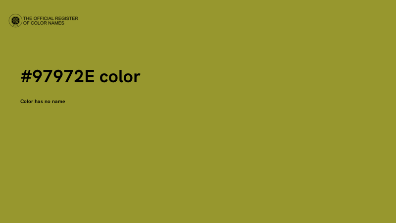 #97972E color image