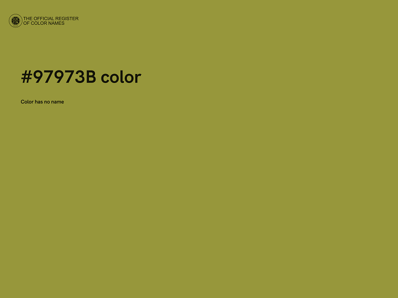 #97973B color image