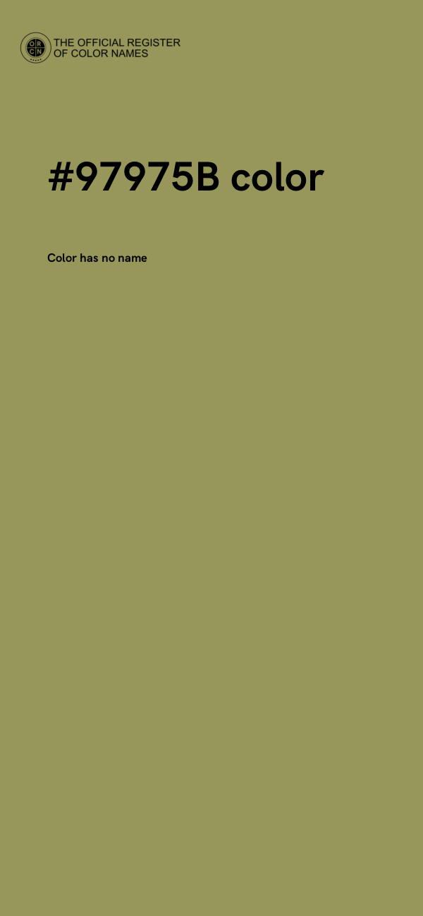 #97975B color image