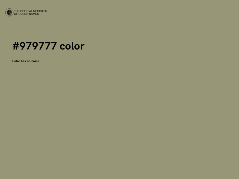 #979777 color image