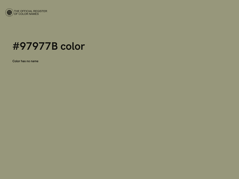 #97977B color image